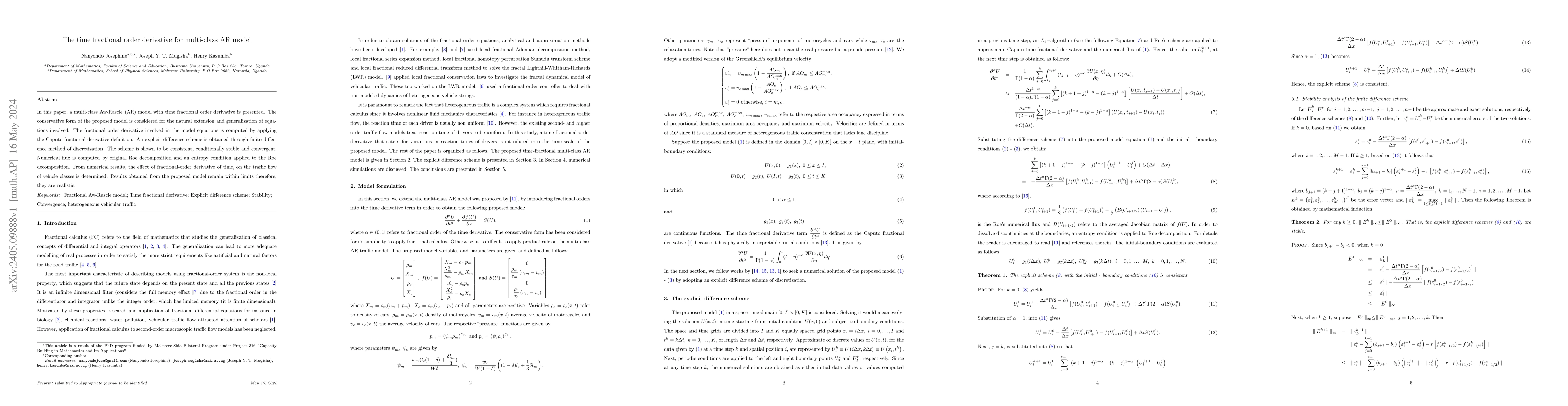 Thumbnail for The time fractional order derivative for multi-class AR model