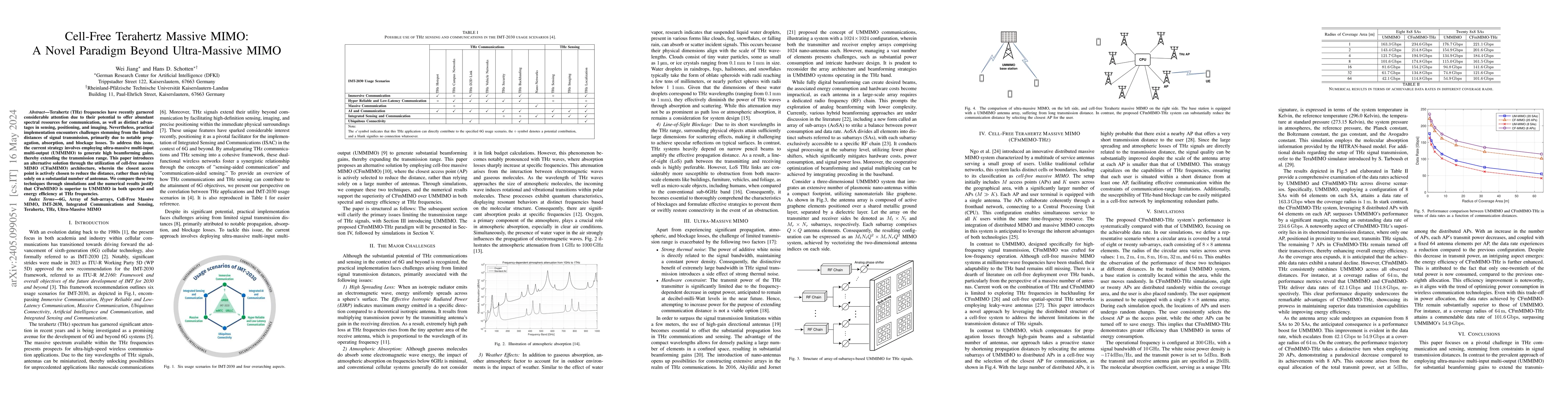 Thumbnail for Cell-Free Terahertz Massive MIMO: A Novel Paradigm Beyond Ultra-Massive
  MIMO