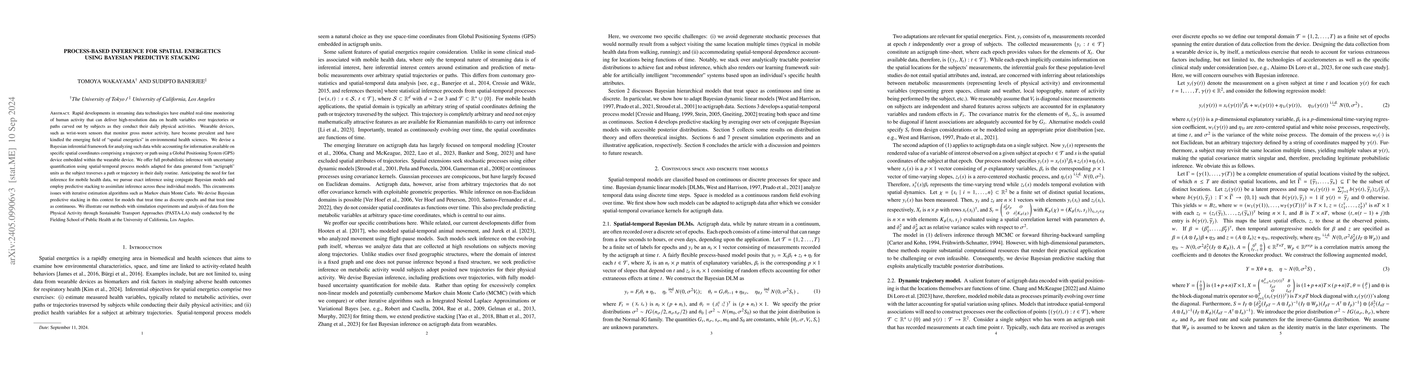 Thumbnail for Process-based Inference for Spatial Energetics Using Bayesian Predictive
  Stacking