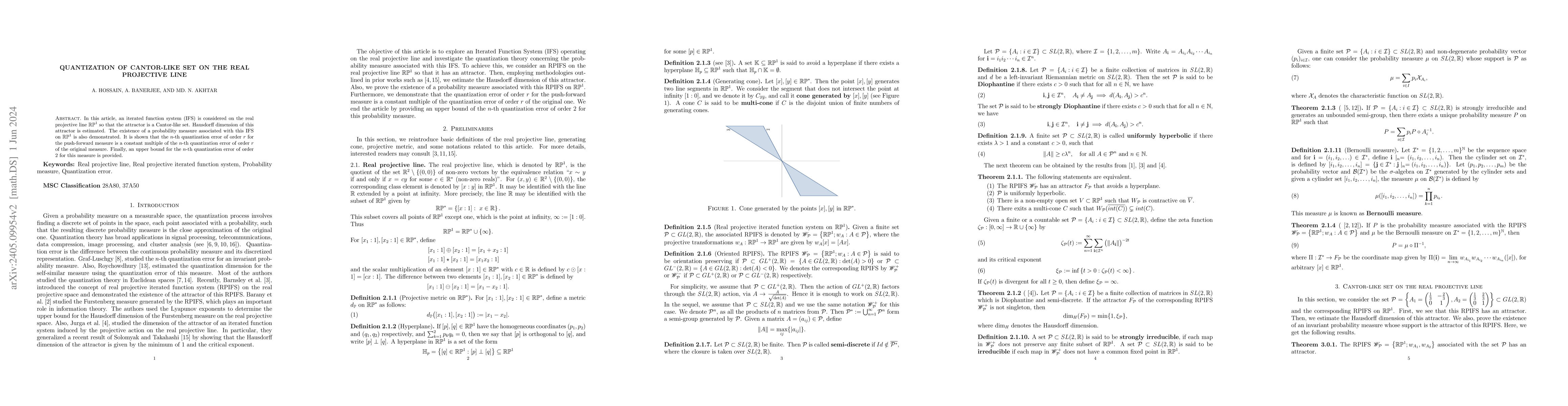 Thumbnail for Quantization of Cantor-Like Set on the Real Projective Line