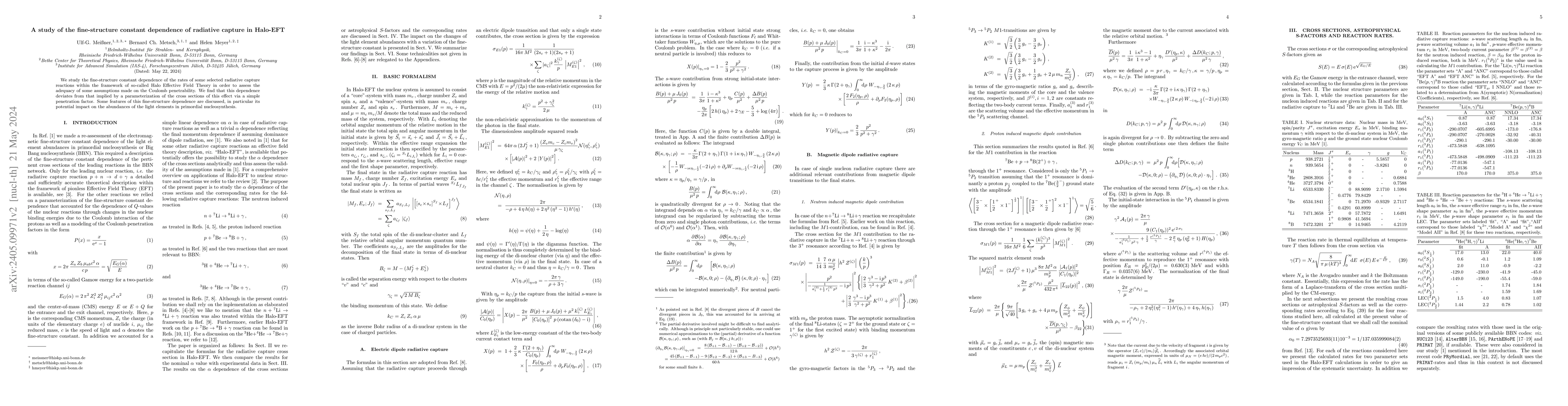 Thumbnail for A study of the fine-structure constant dependence of radiative capture
  in Halo-EFT