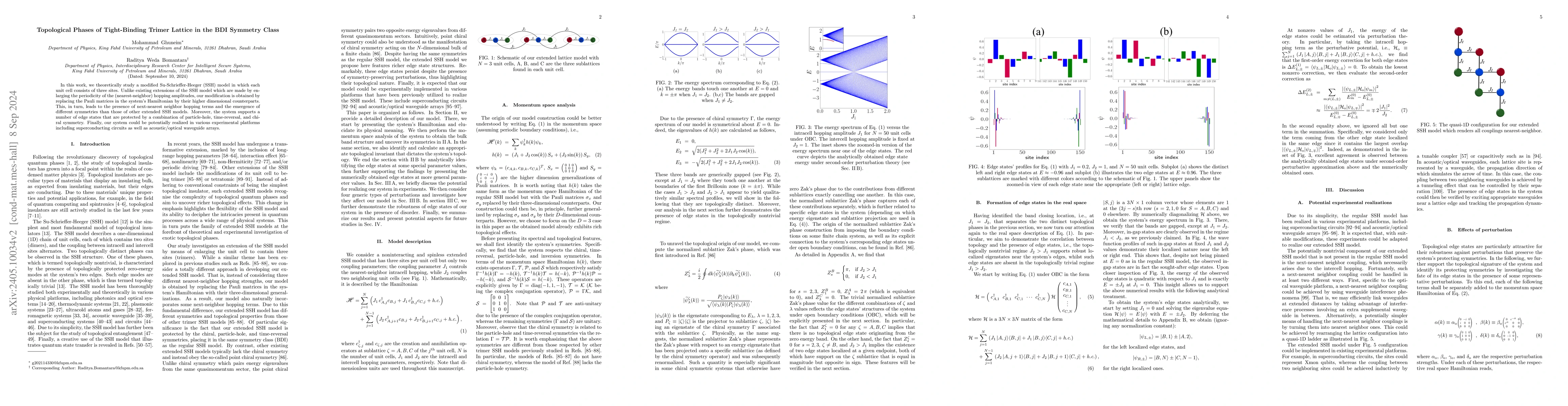Thumbnail for An extended Su-Schrieffer-Heeger model with time-reversal symmetry
  protection