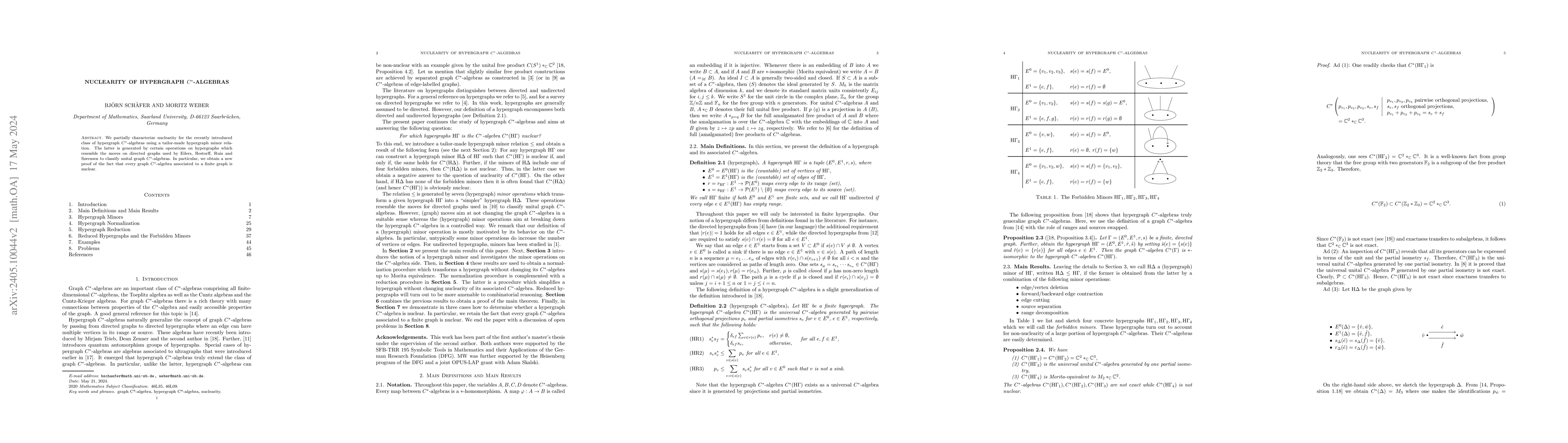 Thumbnail for Nuclearity of Hypergraph C*-Algebras