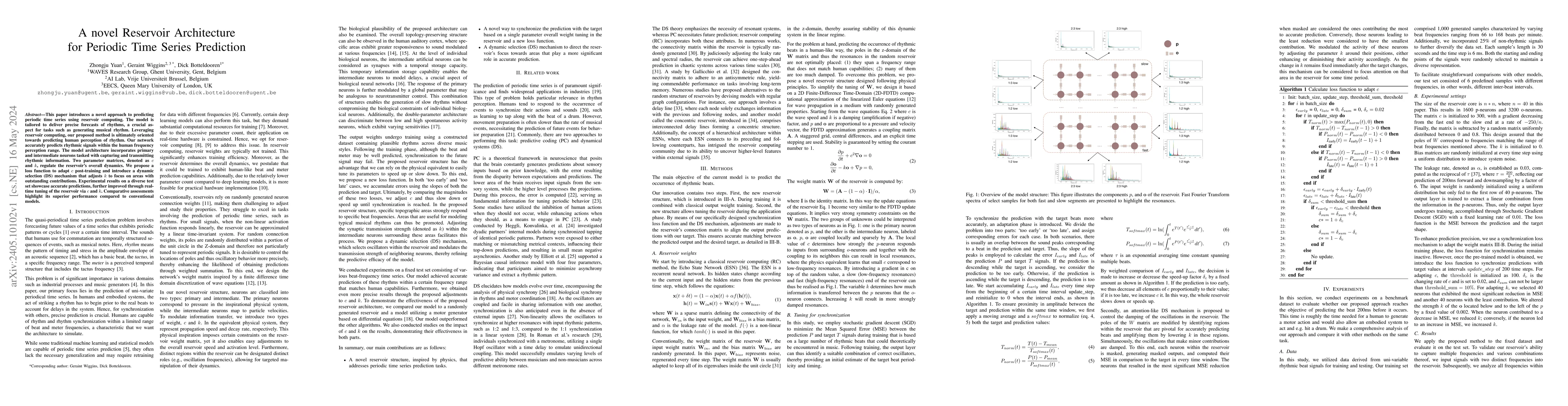 Thumbnail for A novel Reservoir Architecture for Periodic Time Series Prediction