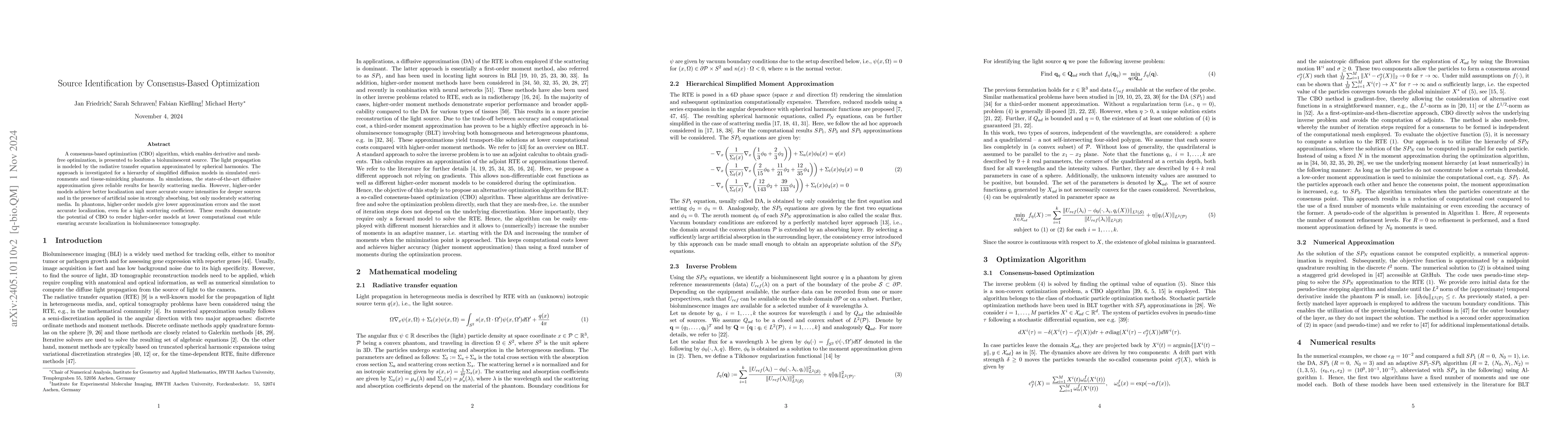 Thumbnail for Source identification using different moment hierarchies