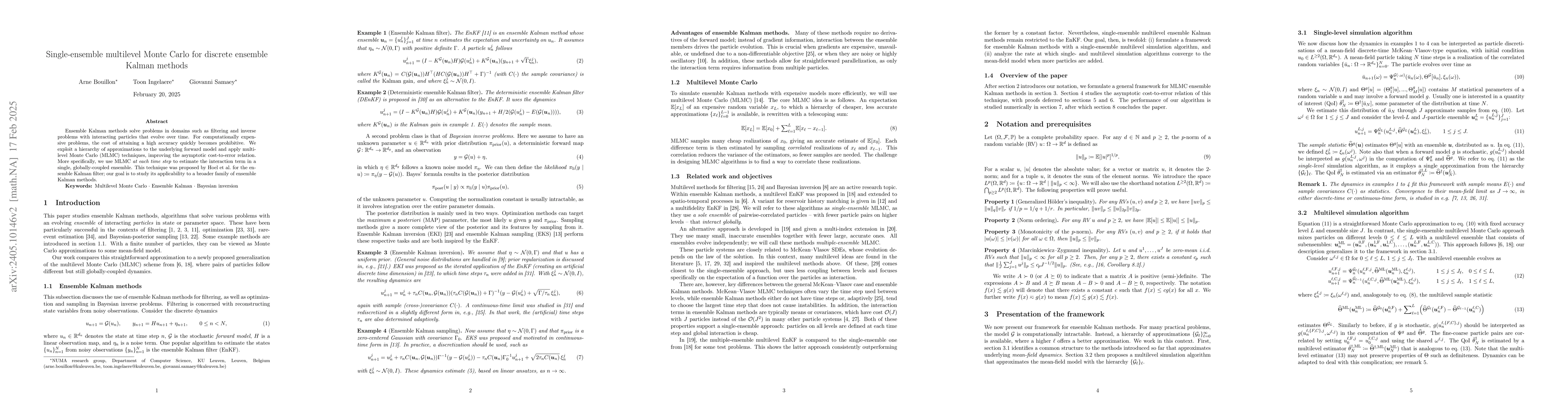 Thumbnail for Single-ensemble multilevel Monte Carlo for discrete interacting-particle
  methods