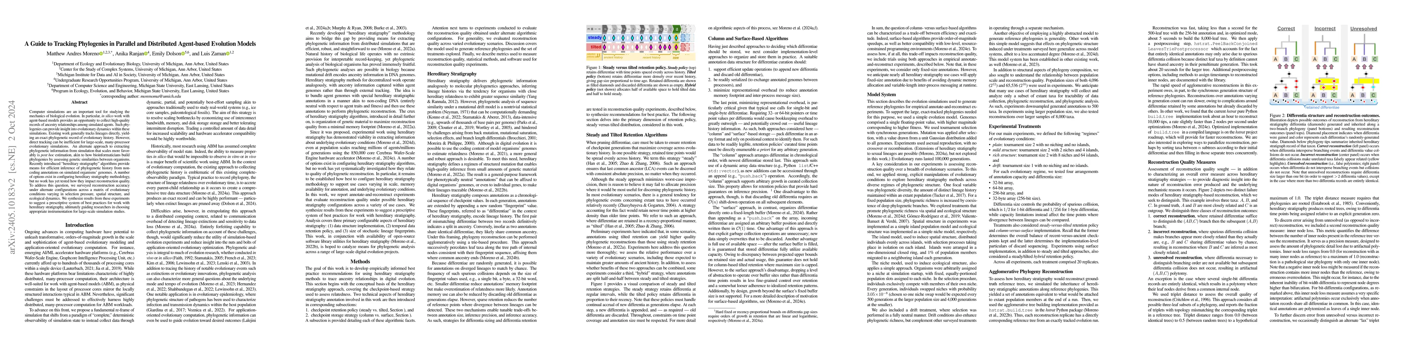 Thumbnail for A Guide to Tracking Phylogenies in Parallel and Distributed Agent-based
  Evolution Models
