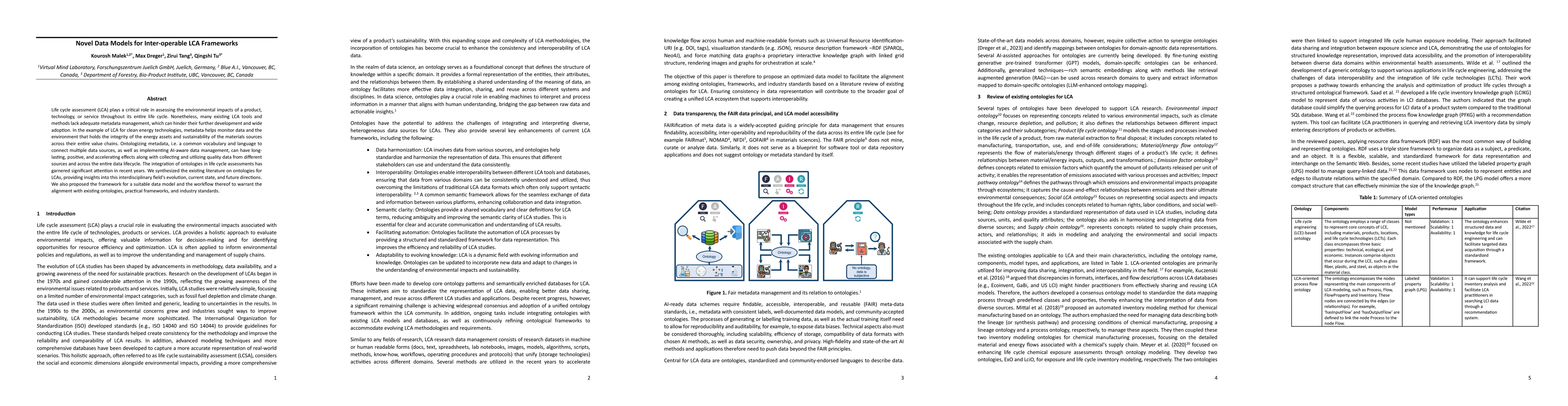 Thumbnail for Novel Data Models for Inter-operable LCA Frameworks
