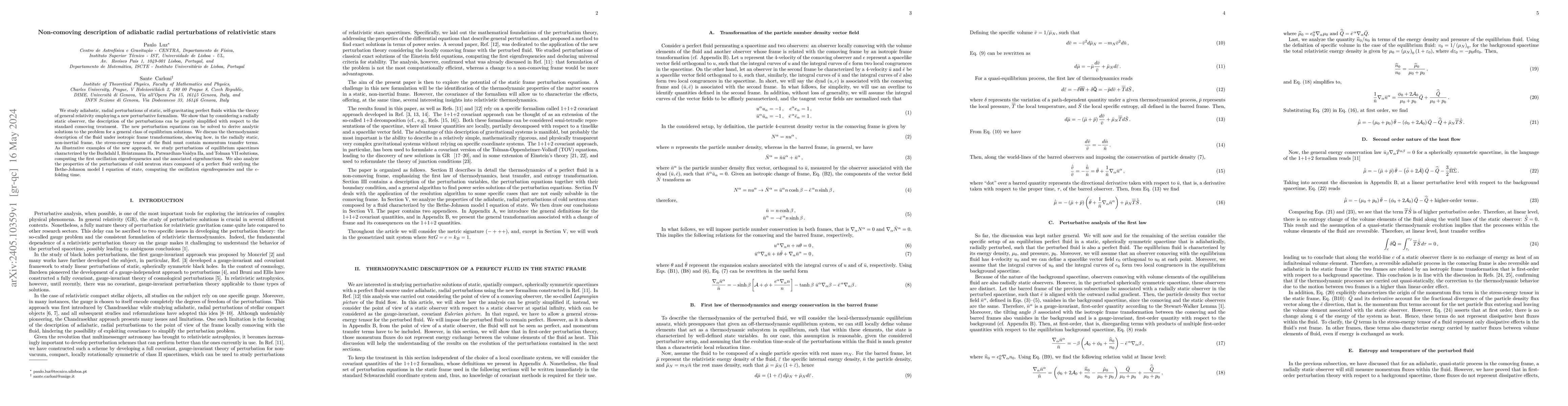 Thumbnail for Non-comoving description of adiabatic radial perturbations of
  relativistic stars