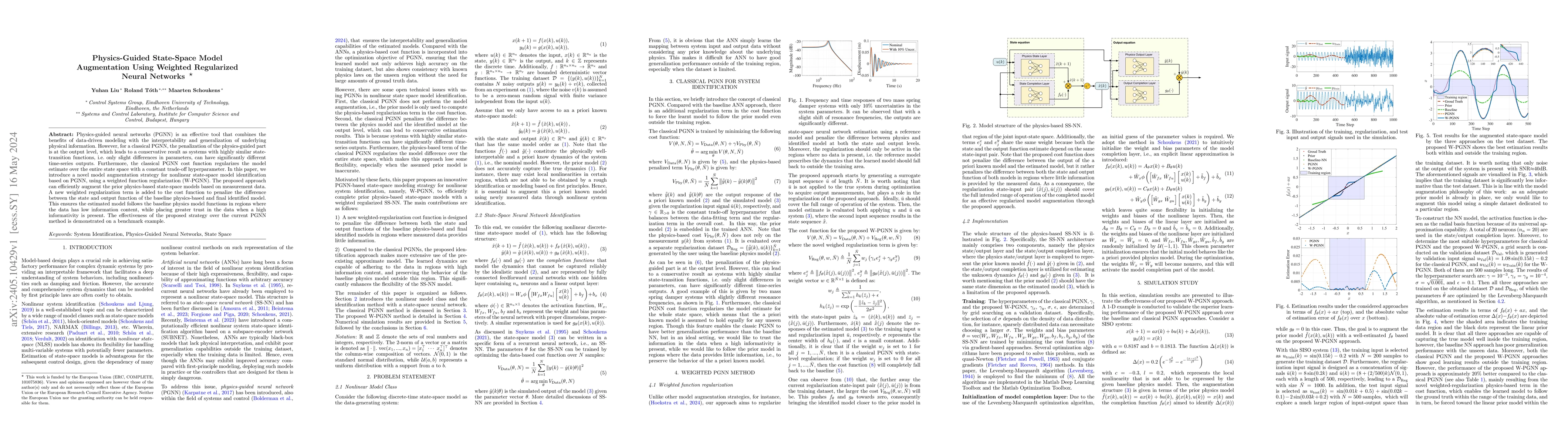 Thumbnail for Physics-Guided State-Space Model Augmentation Using Weighted Regularized
  Neural Networks