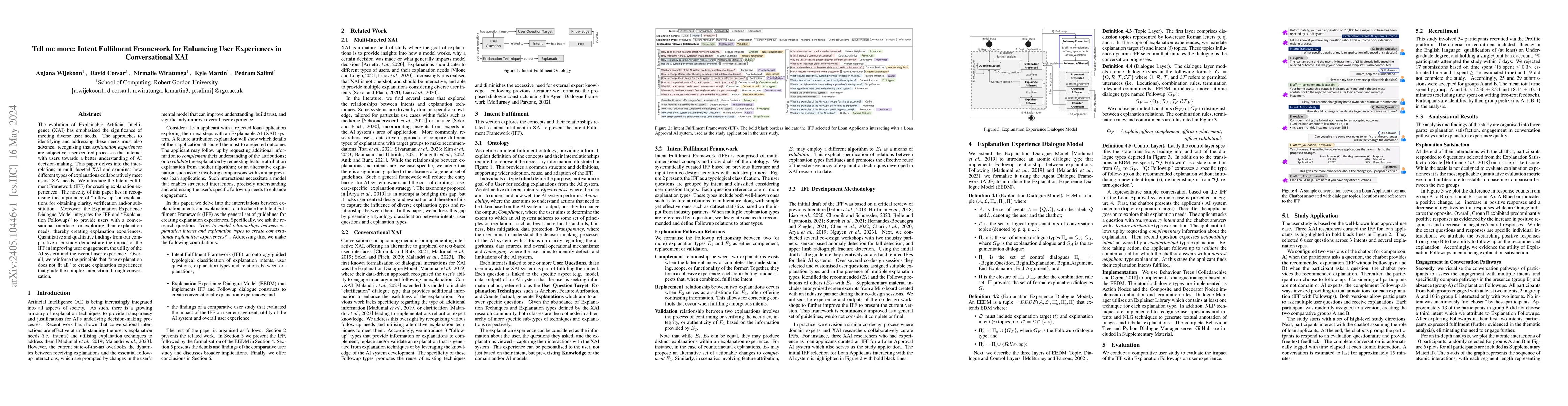 Thumbnail for Tell me more: Intent Fulfilment Framework for Enhancing User Experiences
  in Conversational XAI