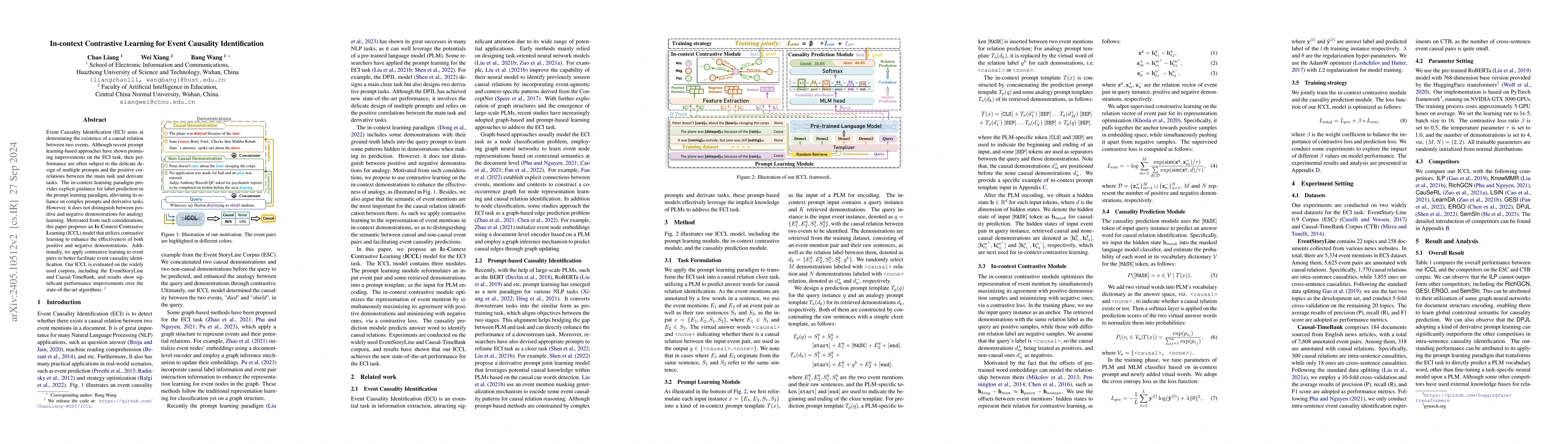 Thumbnail for In-context Contrastive Learning for Event Causality Identification