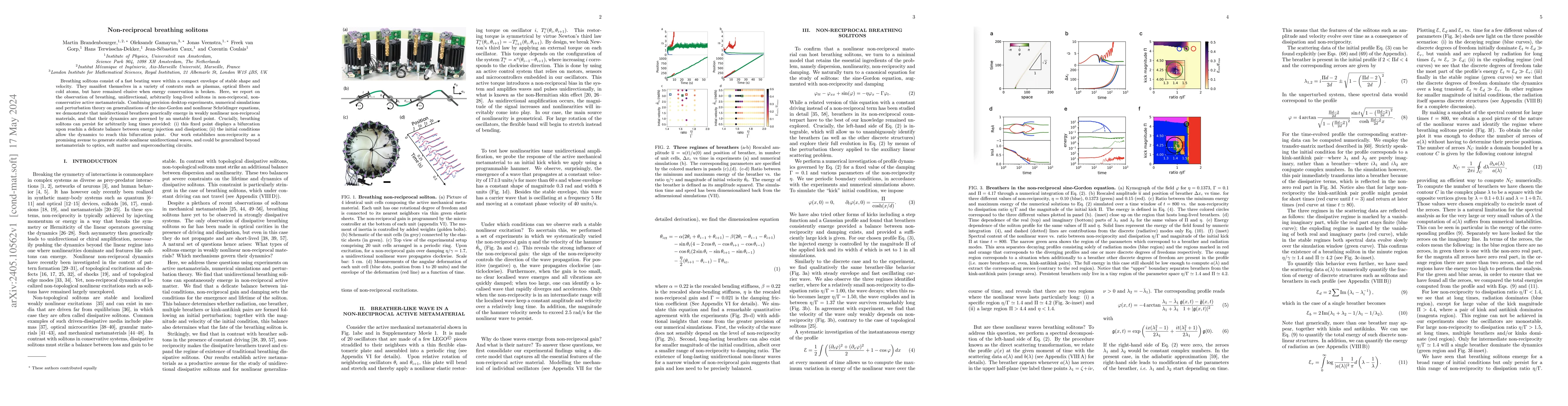 Thumbnail for Non-reciprocal breathing solitons