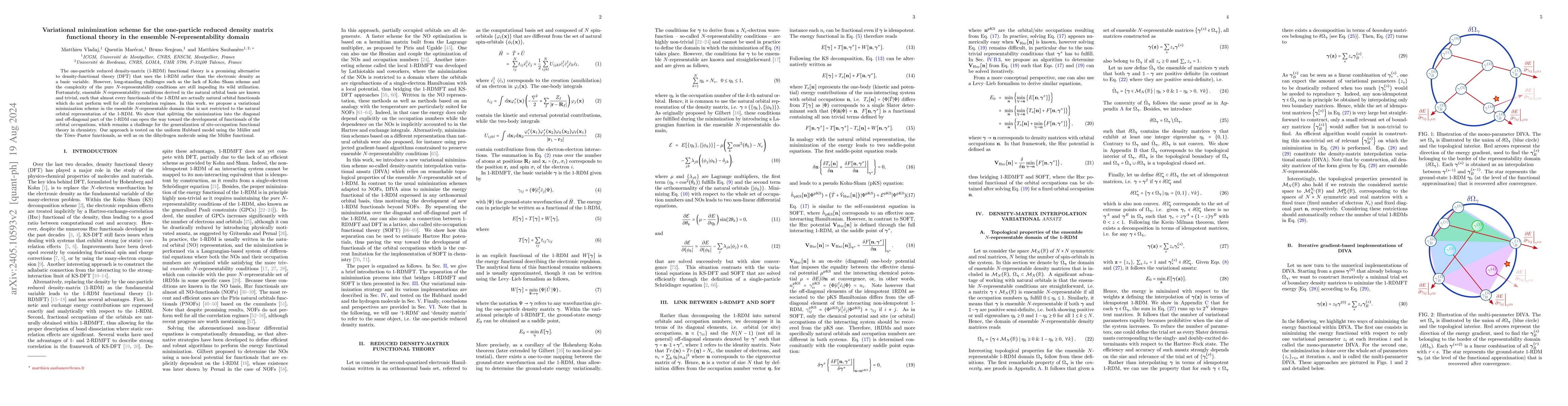 Thumbnail for Variational minimization scheme for the one-particle reduced density
  matrix functional theory in the ensemble N-representability domain