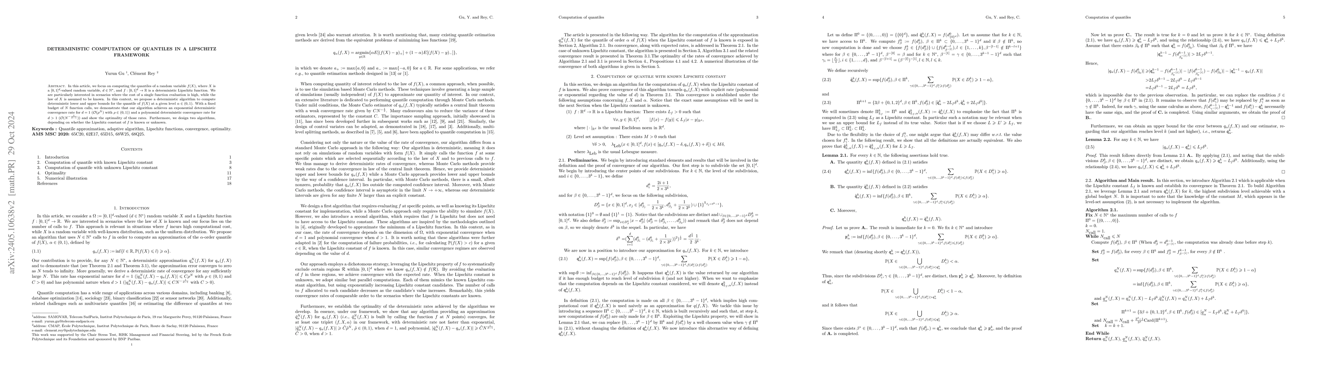 Thumbnail for Deterministic computation of quantiles in a Lipschitz framework
