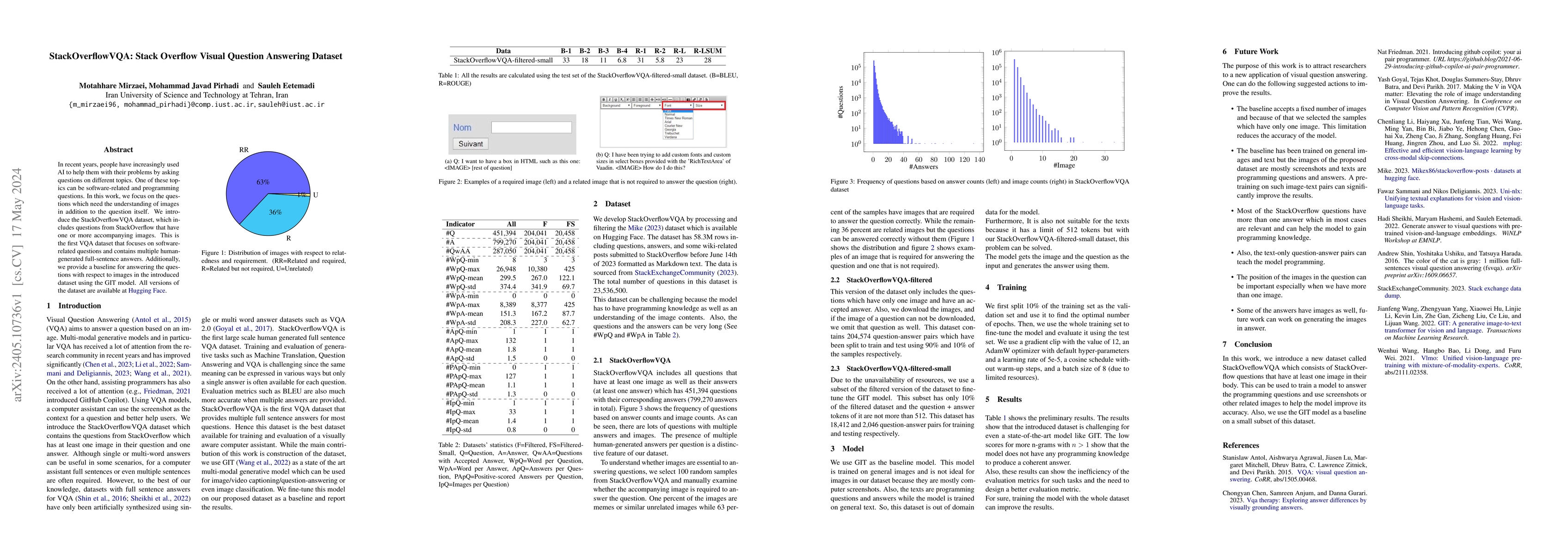 Thumbnail for StackOverflowVQA: Stack Overflow Visual Question Answering Dataset