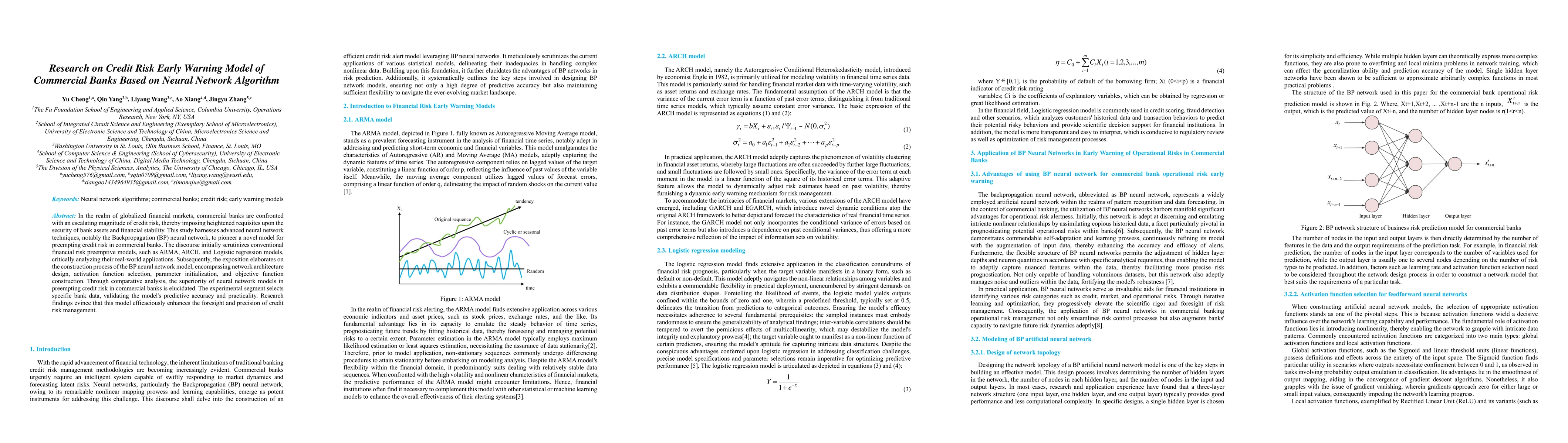 Thumbnail for Research on Credit Risk Early Warning Model of Commercial Banks Based on
  Neural Network Algorithm