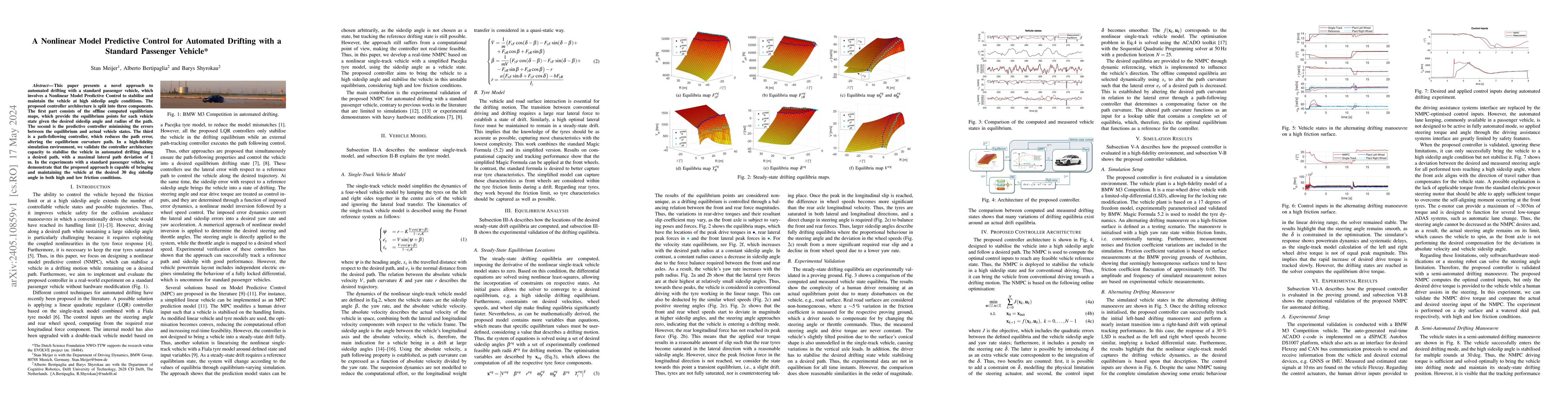 Thumbnail for A Nonlinear Model Predictive Control for Automated Drifting with a
  Standard Passenger Vehicle