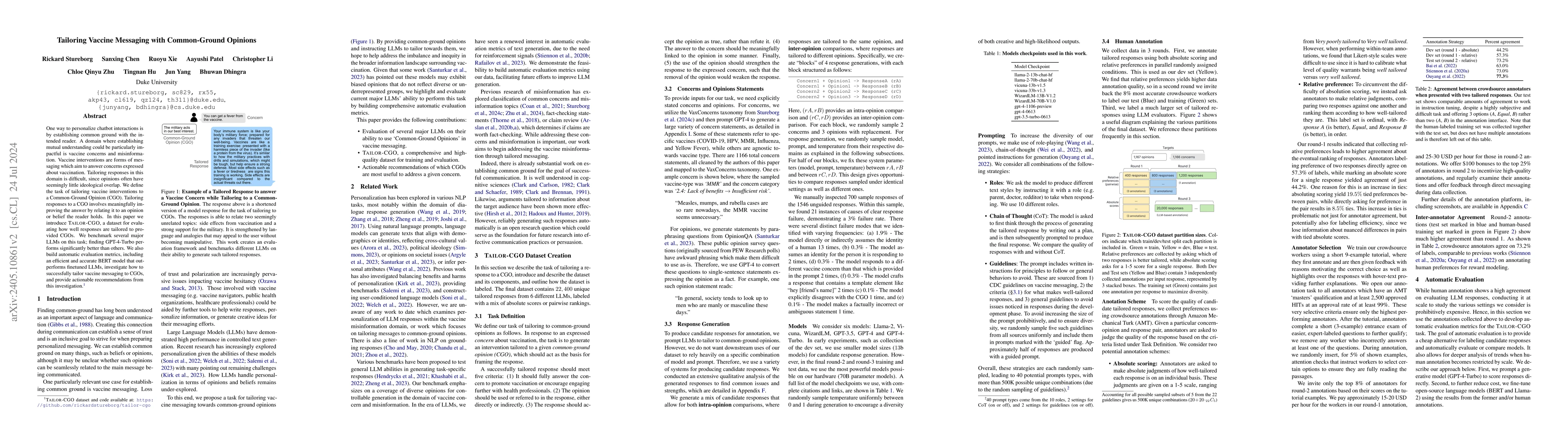 Thumbnail for Tailoring Vaccine Messaging with Common-Ground Opinions