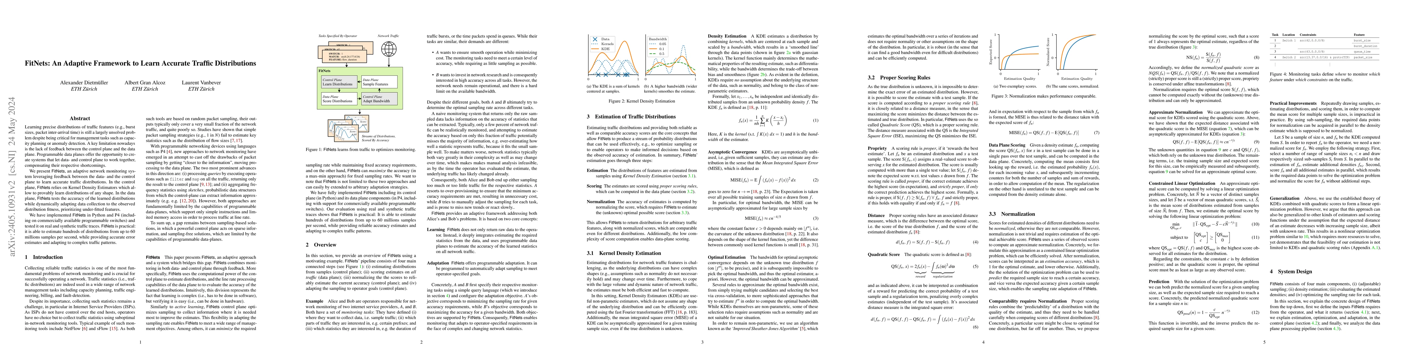 Thumbnail for FitNets: An Adaptive Framework to Learn Accurate Traffic Distributions