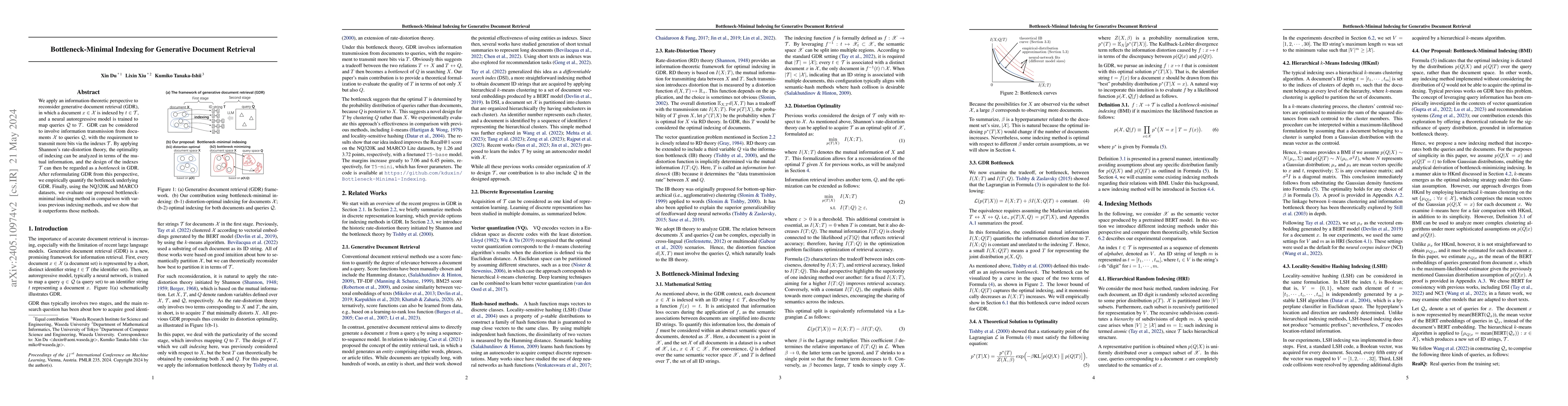 Thumbnail for Bottleneck-Minimal Indexing for Generative Document Retrieval