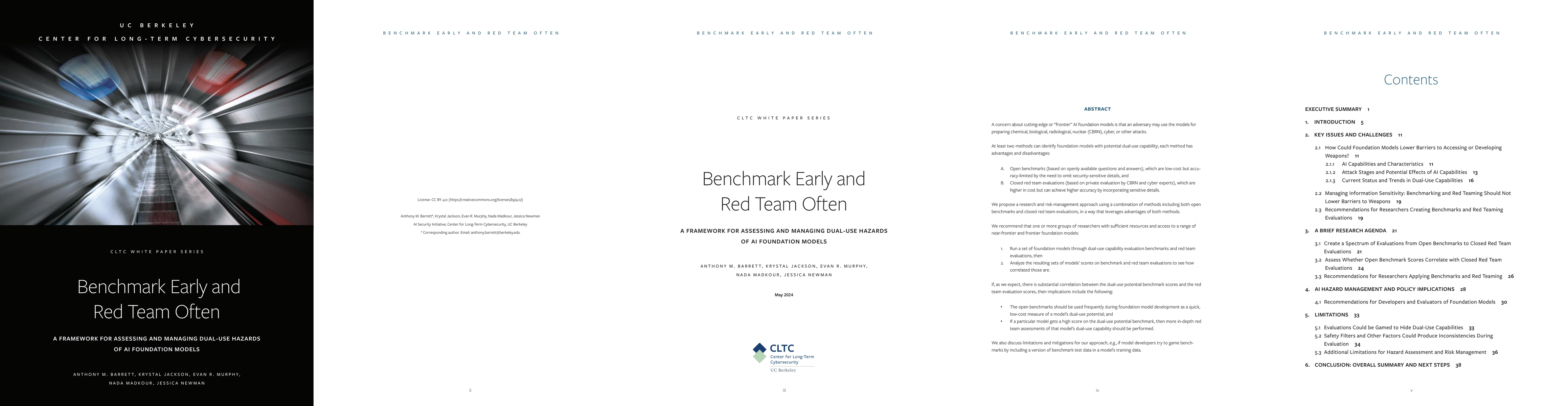 Thumbnail for Benchmark Early and Red Team Often: A Framework for Assessing and
  Managing Dual-Use Hazards of AI Foundation Models