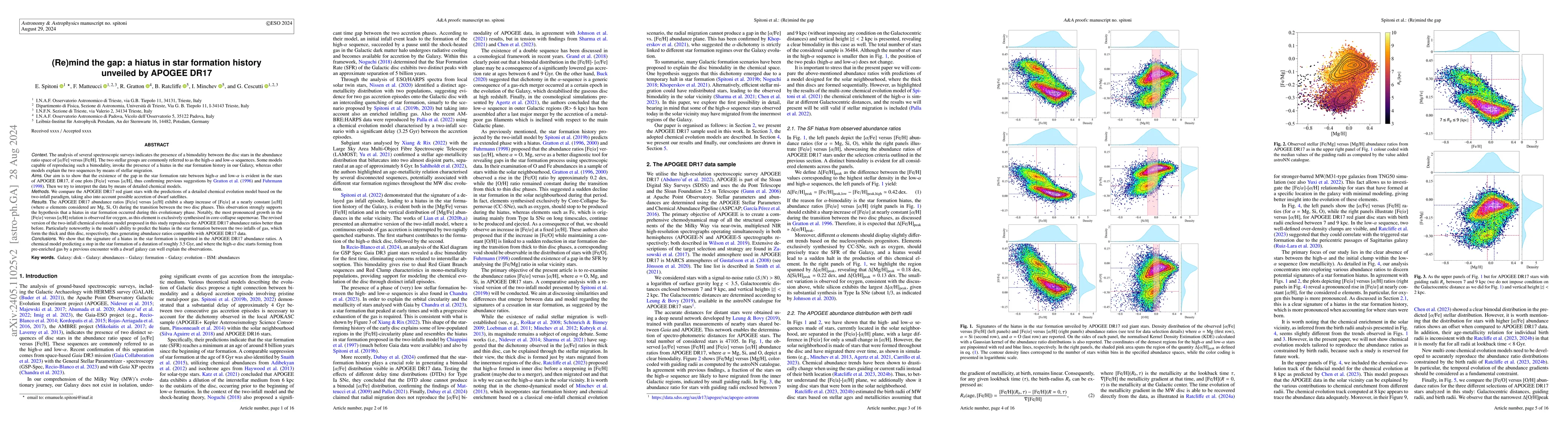 Thumbnail for (Re)mind the gap: a hiatus in star formation history unveiled by APOGEE
  DR17