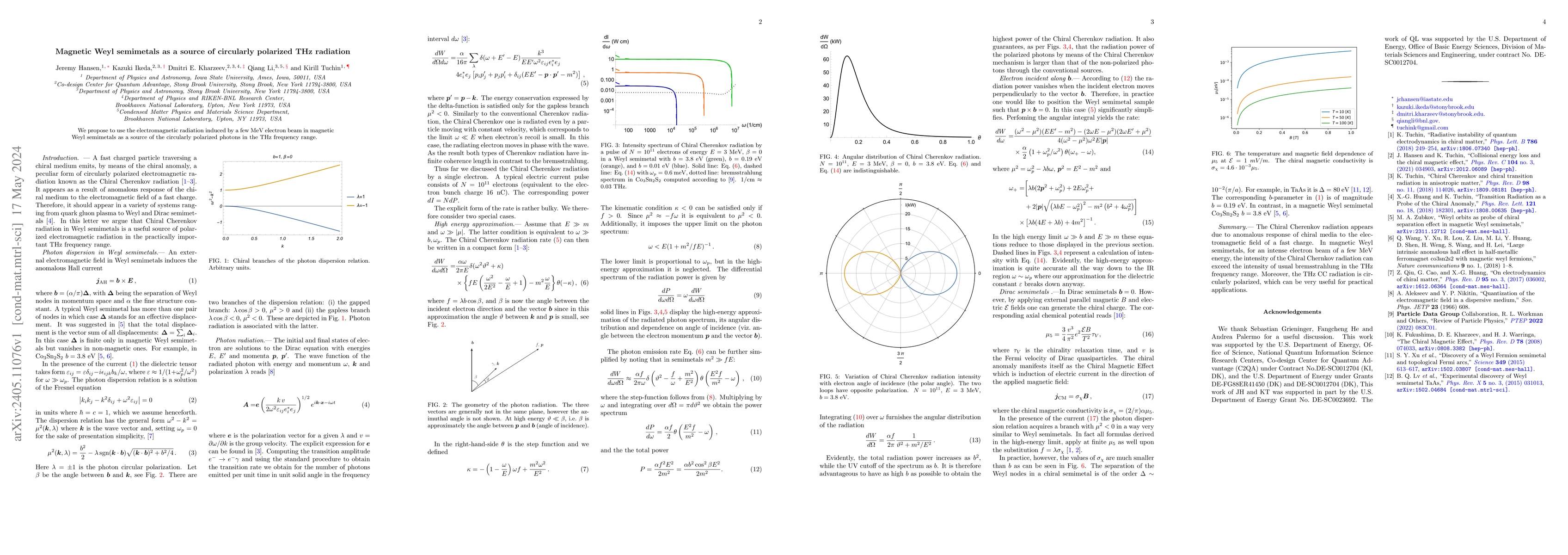 Thumbnail for Magnetic Weyl semimetals as a source of circularly polarized THz
  radiation