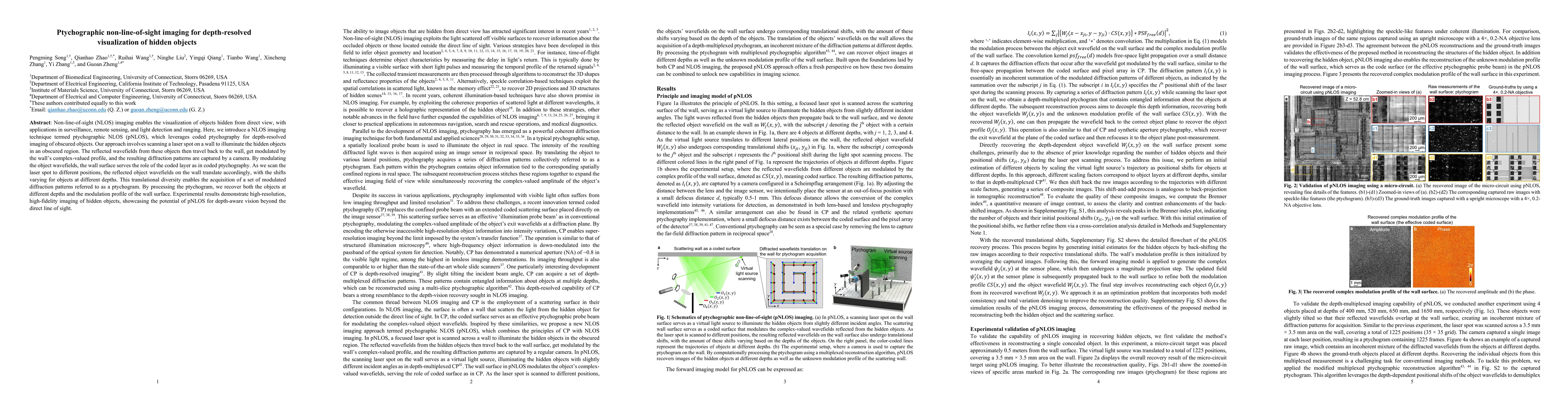 Thumbnail for Ptychographic non-line-of-sight imaging for depth-resolved visualization
  of hidden objects