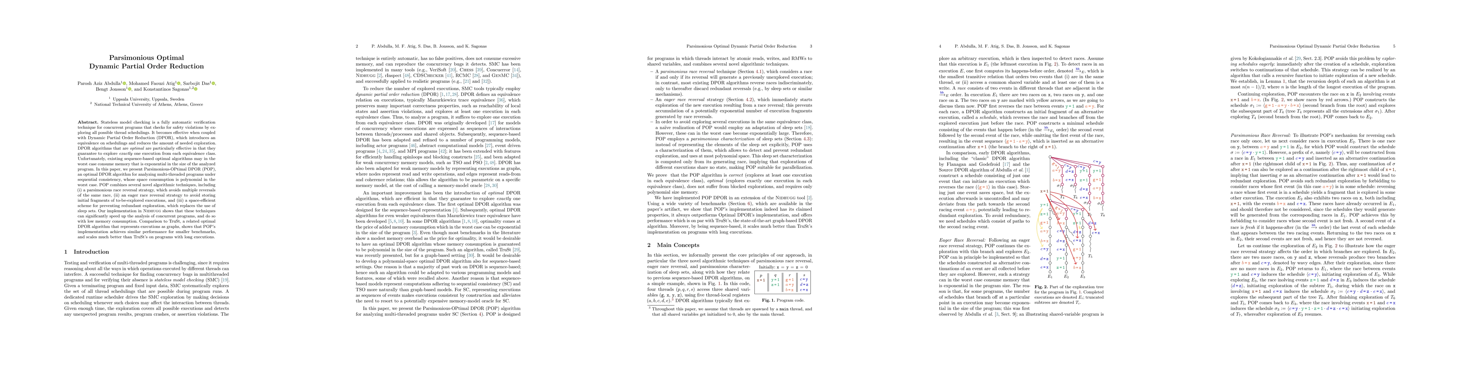 Thumbnail for Parsimonious Optimal Dynamic Partial Order Reduction