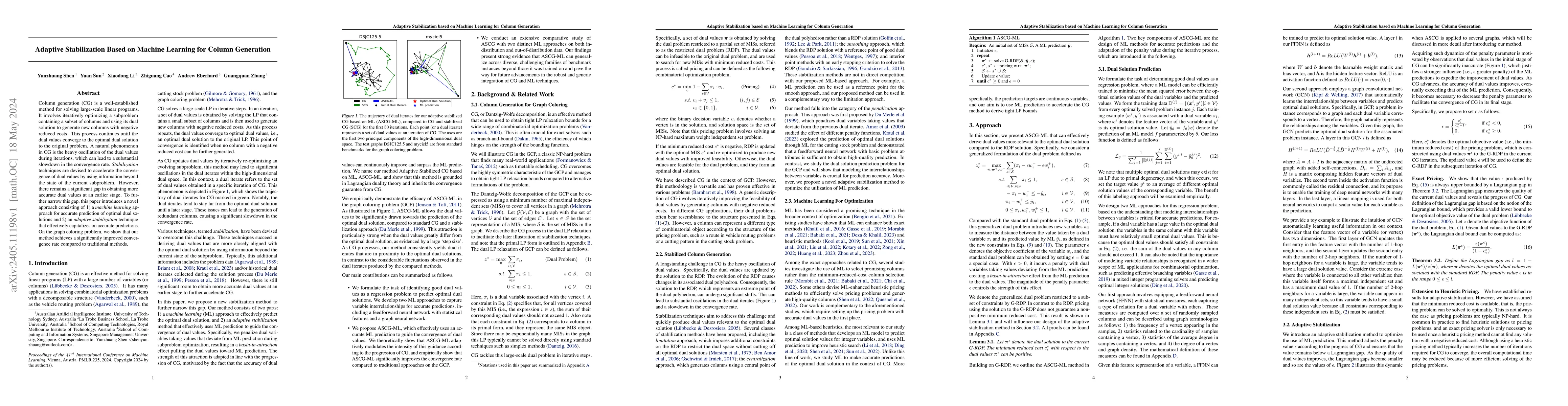 Thumbnail for Adaptive Stabilization Based on Machine Learning for Column Generation