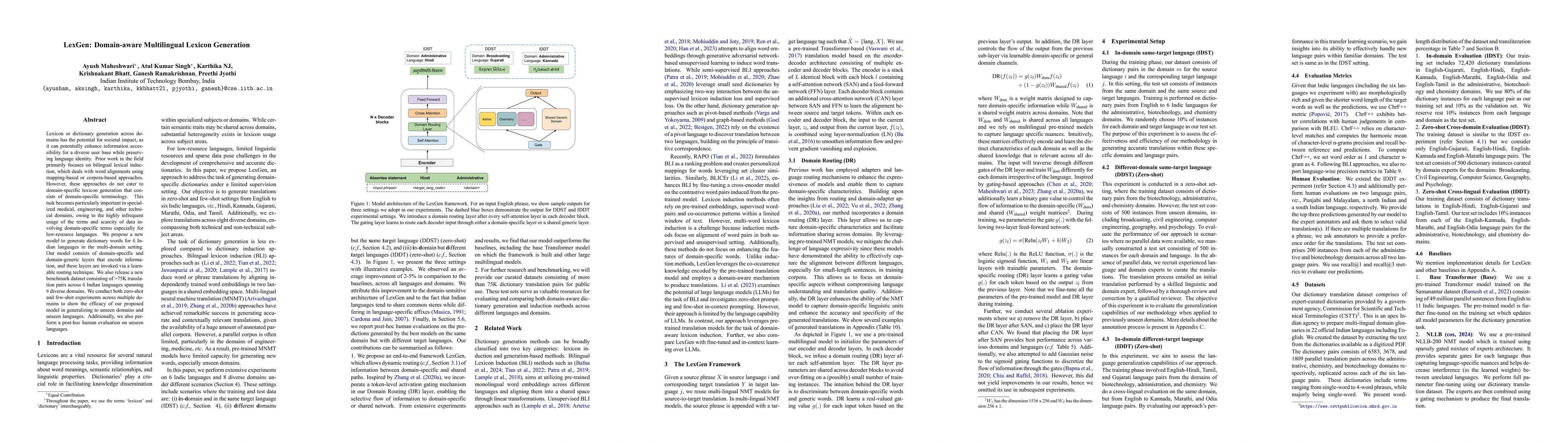 Thumbnail for LexGen: Domain-aware Multilingual Lexicon Generation