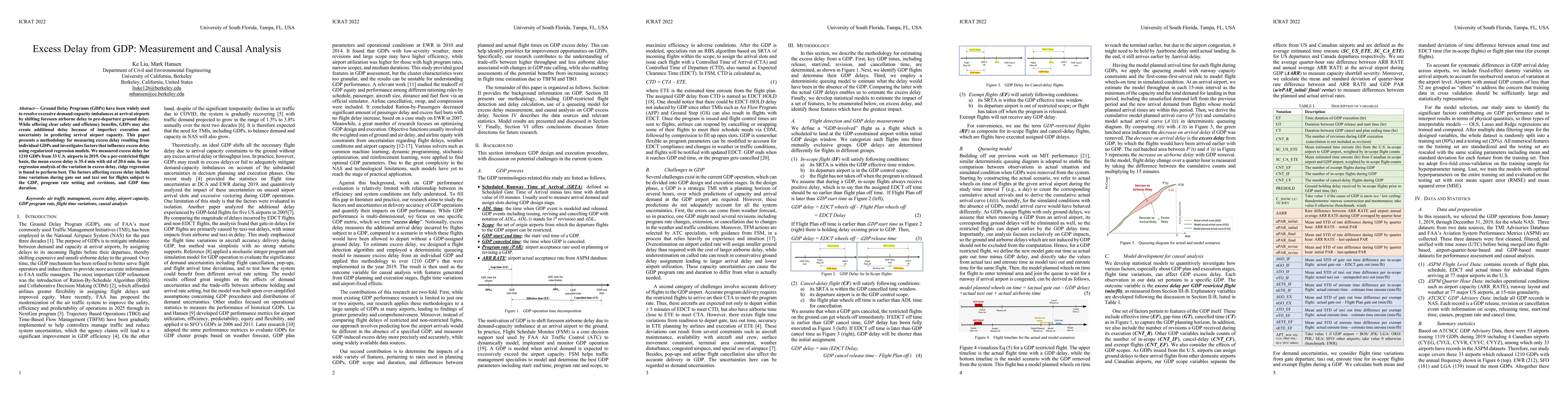 Thumbnail for Excess Delay from GDP: Measurement and Causal Analysis