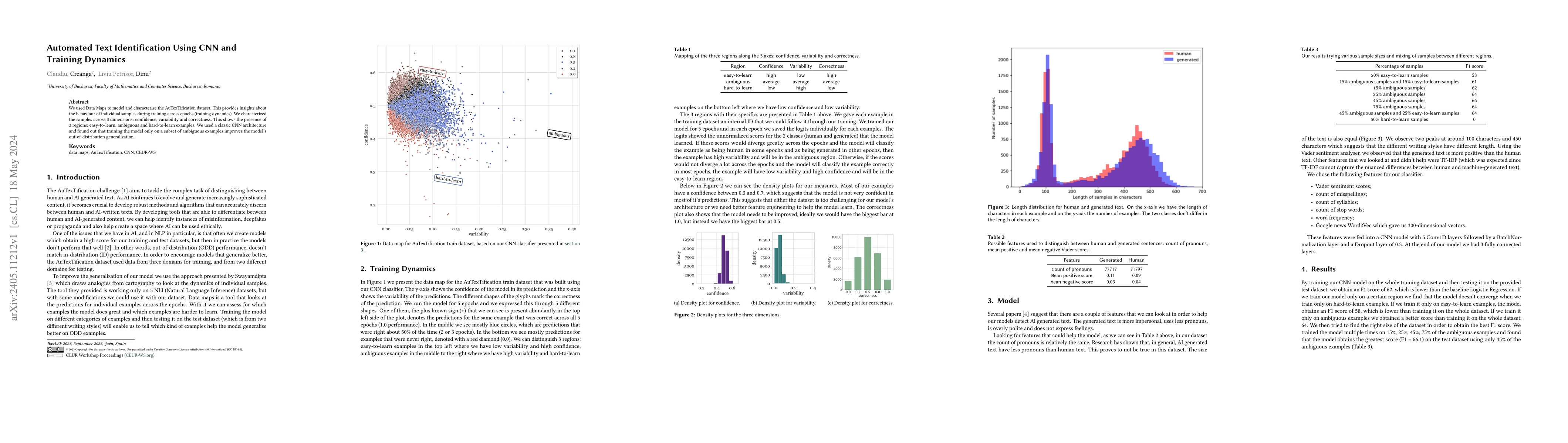 Thumbnail for Automated Text Identification Using CNN and Training Dynamics