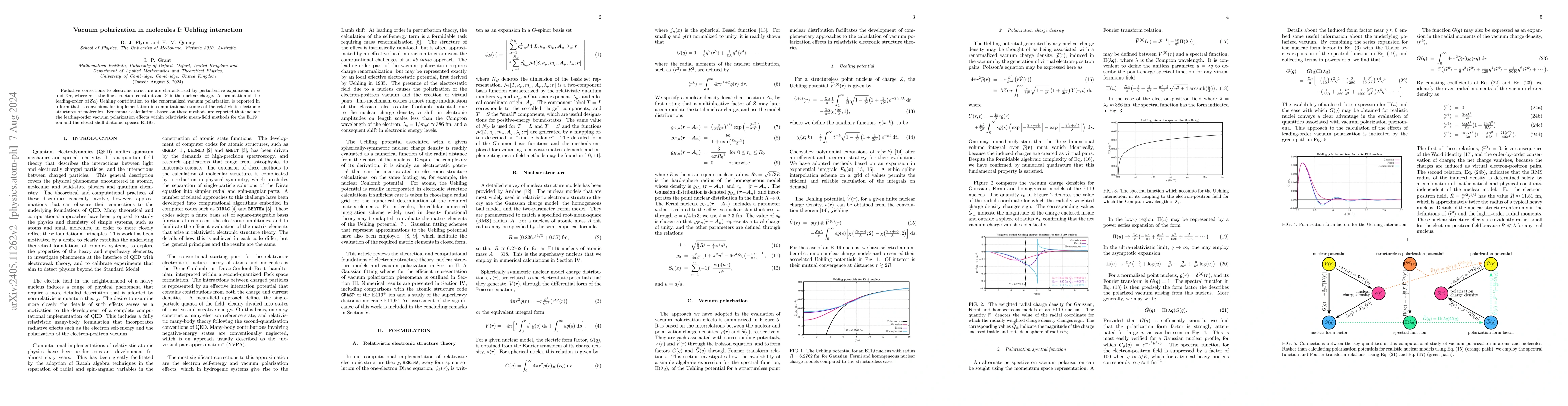 Thumbnail for Vacuum polarization in molecules I: Uehling interaction