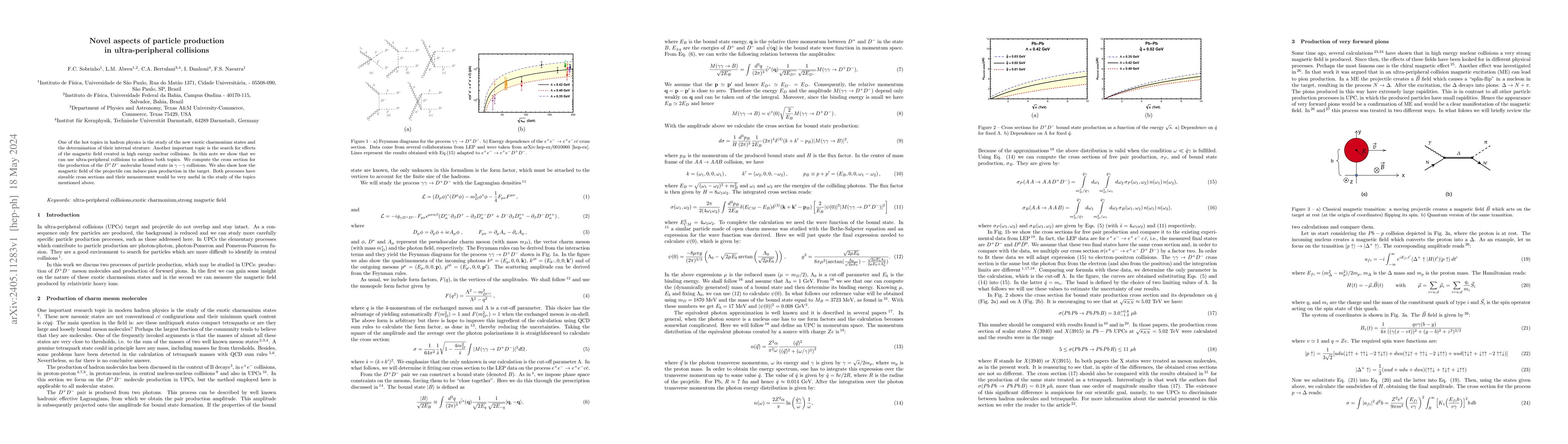 Thumbnail for Novel aspects of particle production in ultra-peripheral collisions