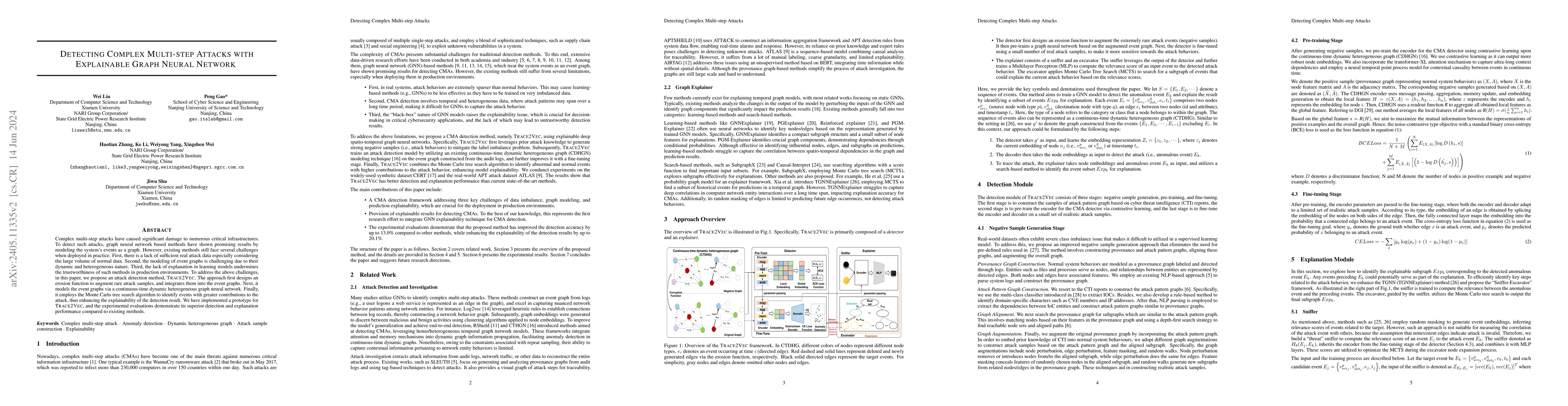 Thumbnail for Detecting Complex Multi-step Attacks with Explainable Graph Neural
  Network