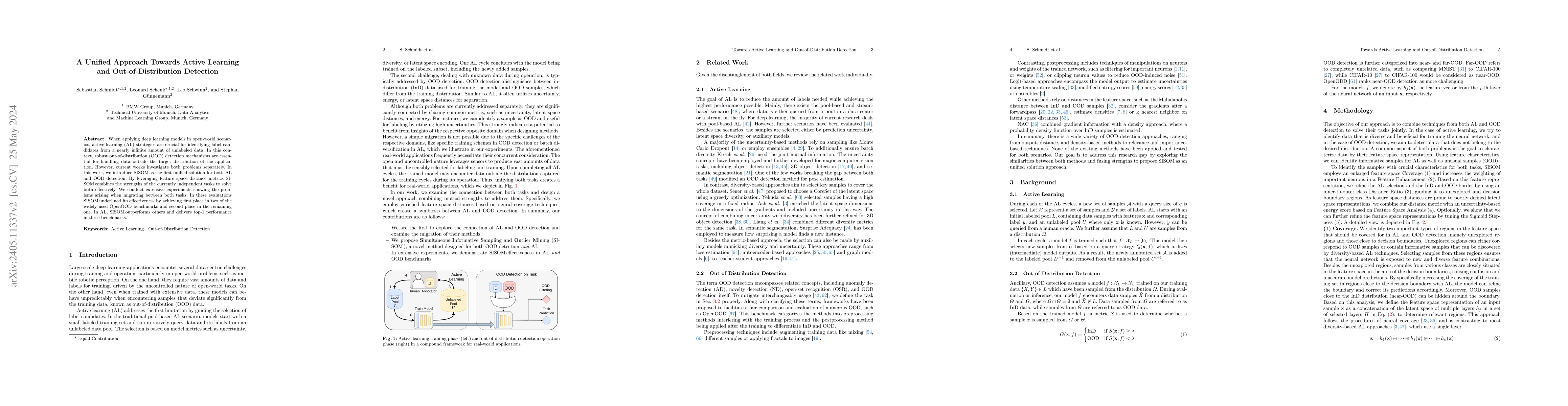 Thumbnail for A Unified Approach Towards Active Learning and Out-of-Distribution
  Detection
