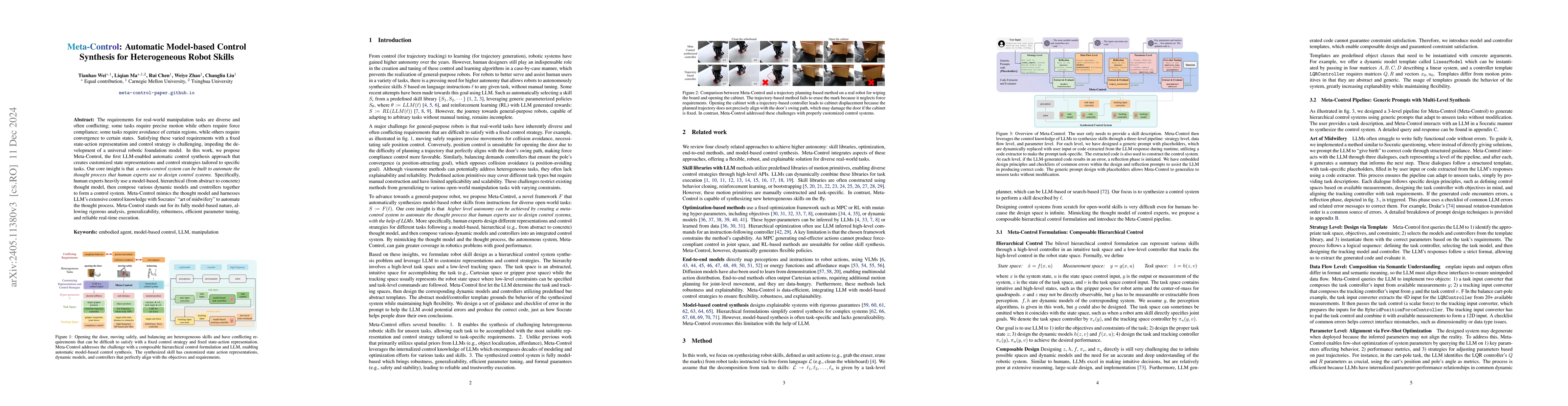 Thumbnail for Meta-Control: Automatic Model-based Control Synthesis for Heterogeneous
  Robot Skills