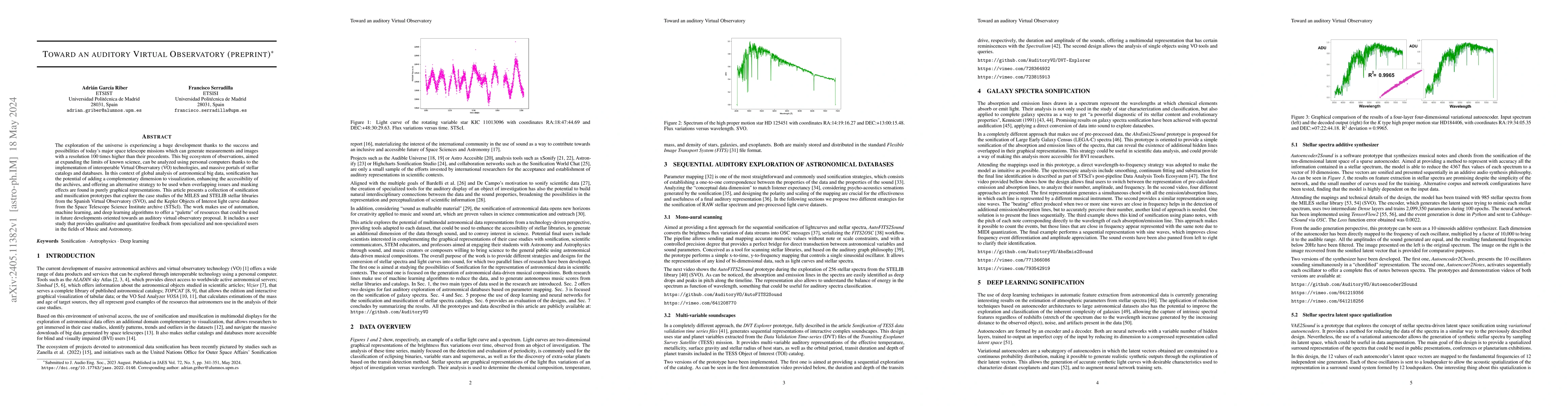 Thumbnail for Toward an auditory Virtual Observatory (preprint)