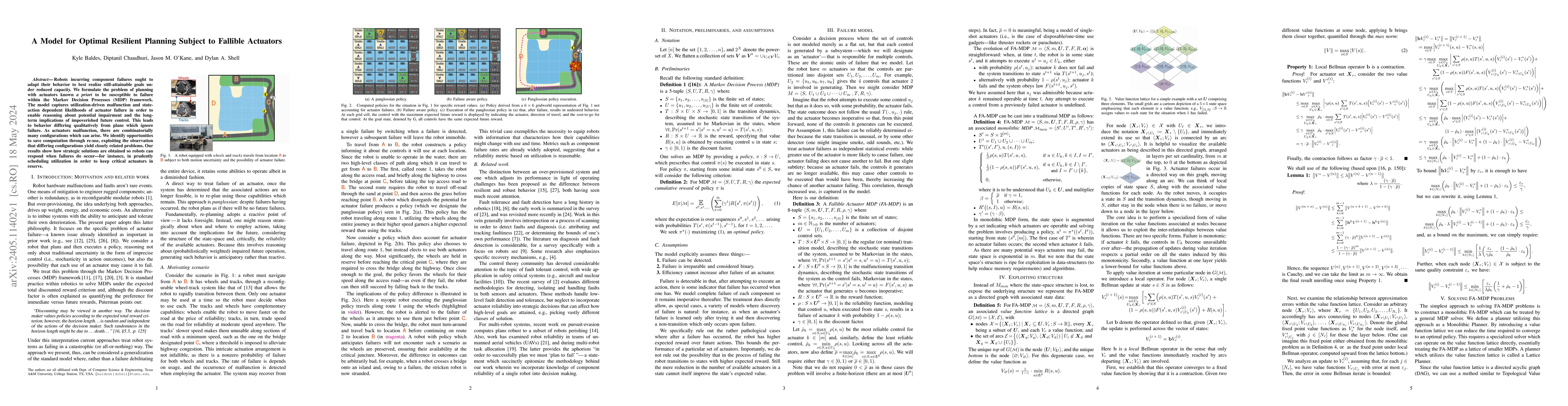 Thumbnail for A Model for Optimal Resilient Planning Subject to Fallible Actuators