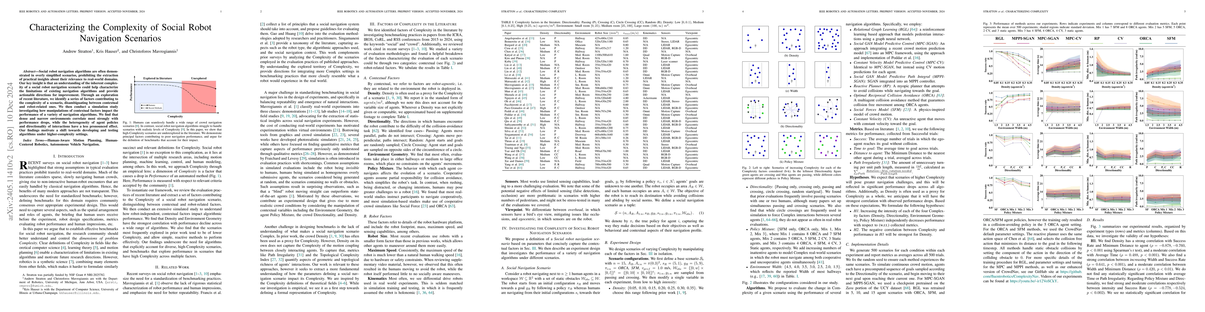 Thumbnail for Characterizing the Complexity of Social Robot Navigation Scenarios