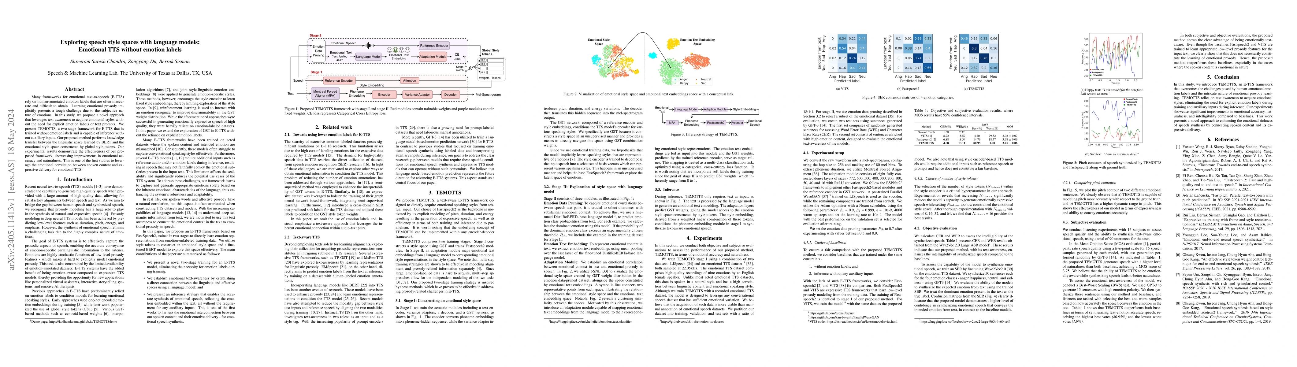 Thumbnail for Exploring speech style spaces with language models: Emotional TTS
  without emotion labels