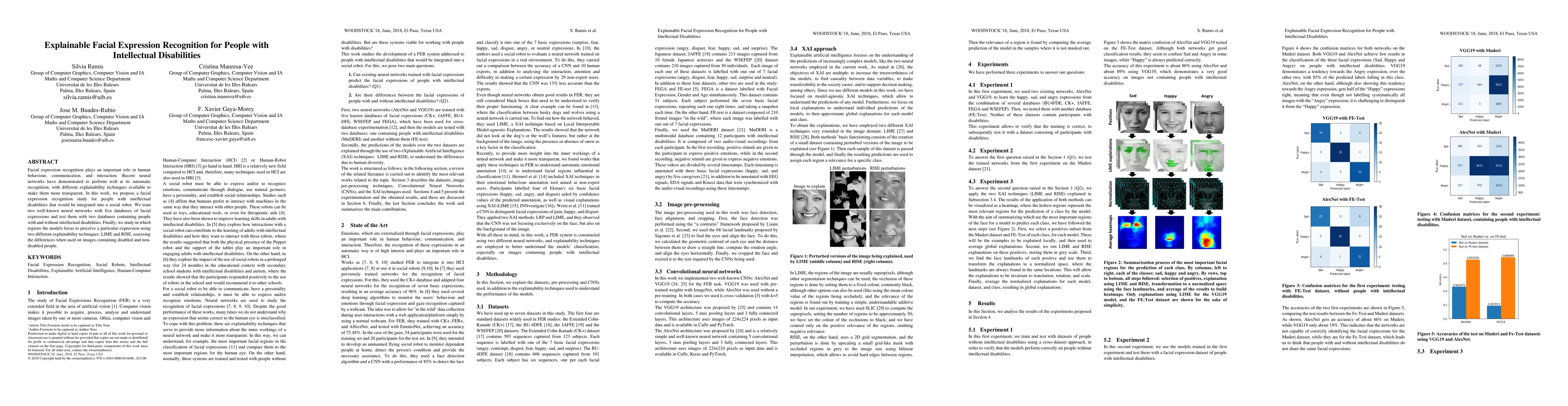 Thumbnail for Explainable Facial Expression Recognition for People with Intellectual
  Disabilities