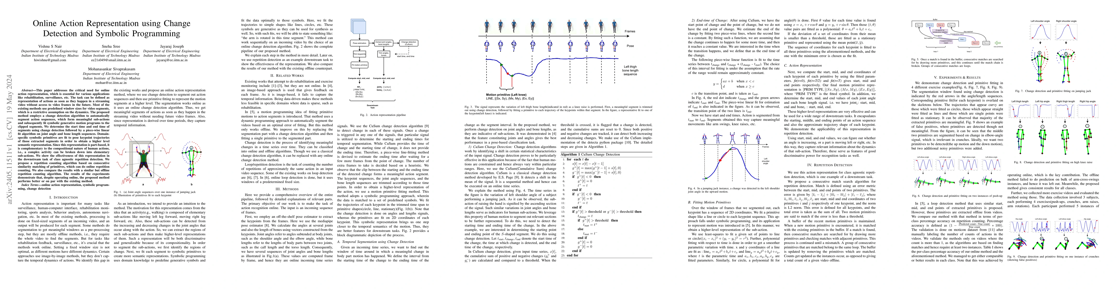 Thumbnail for Online Action Representation using Change Detection and Symbolic
  Programming
