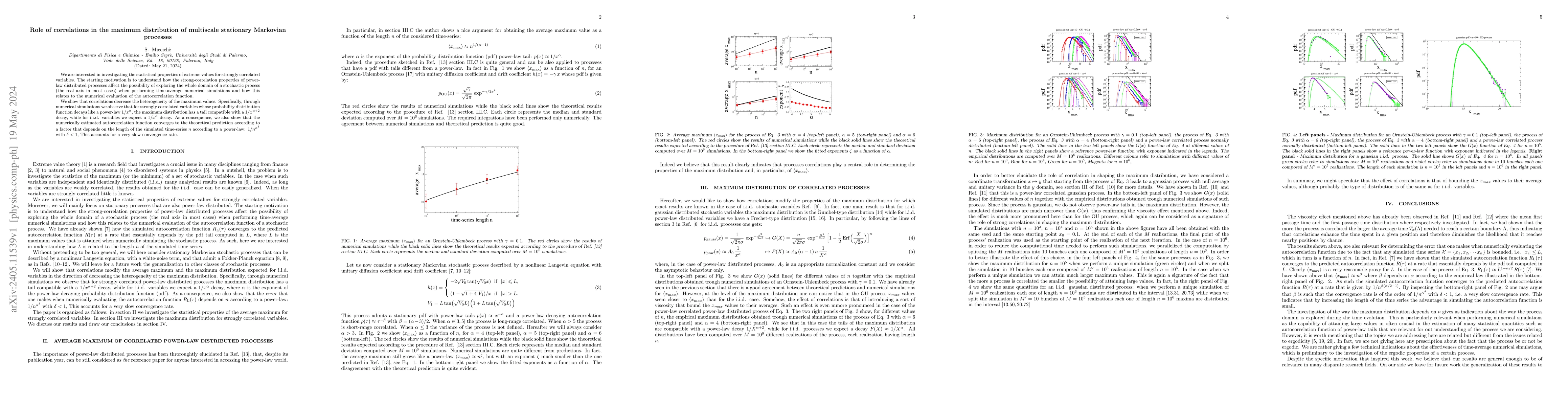 Thumbnail for Role of correlations in the maximum distribution of multiscale
  stationary Markovian processes