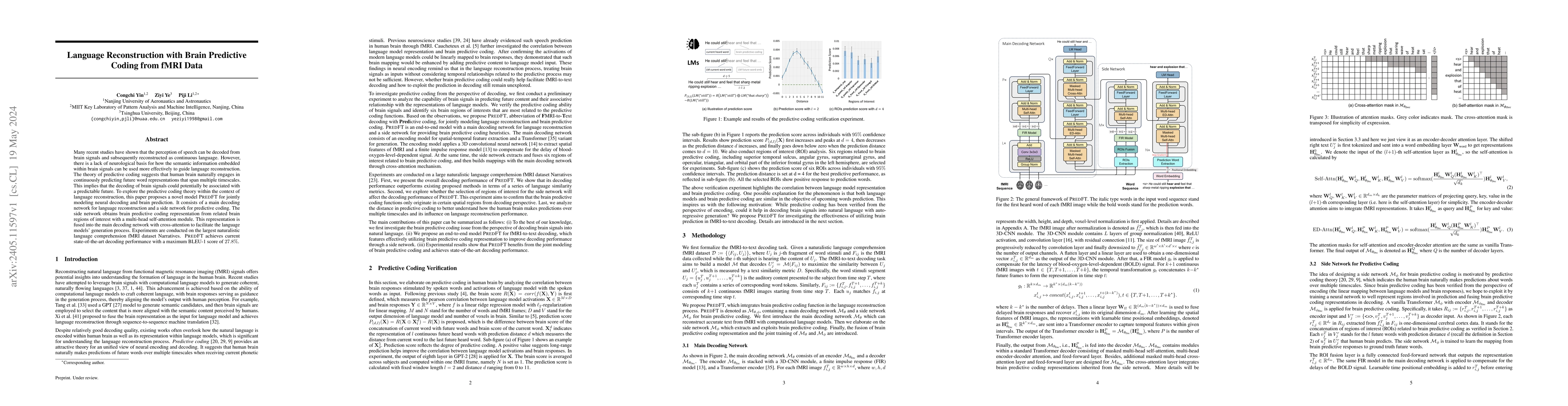 Thumbnail for Language Reconstruction with Brain Predictive Coding from fMRI Data