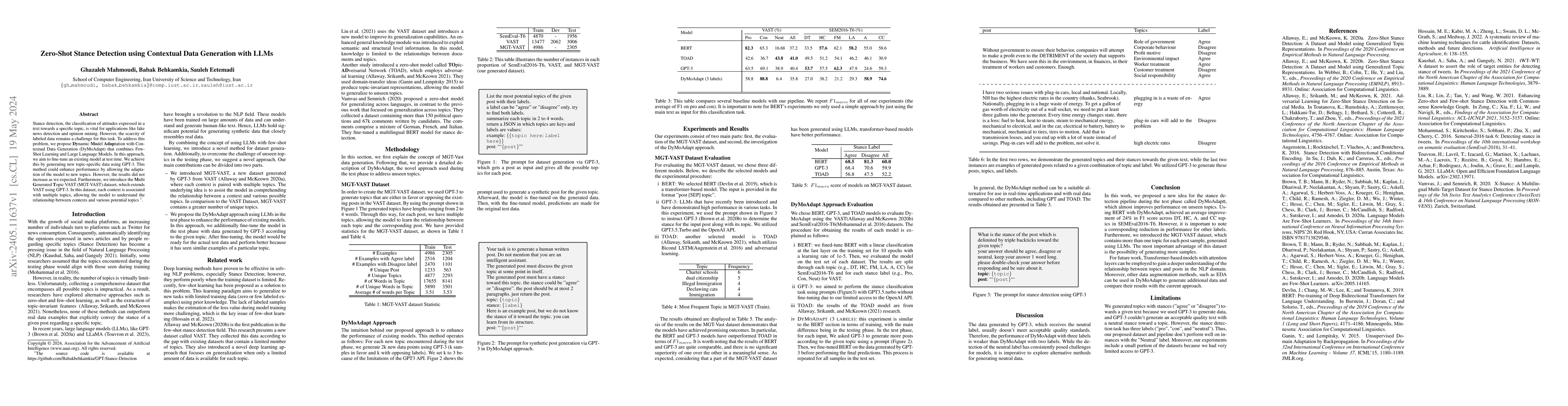 Thumbnail for Zero-Shot Stance Detection using Contextual Data Generation with LLMs
