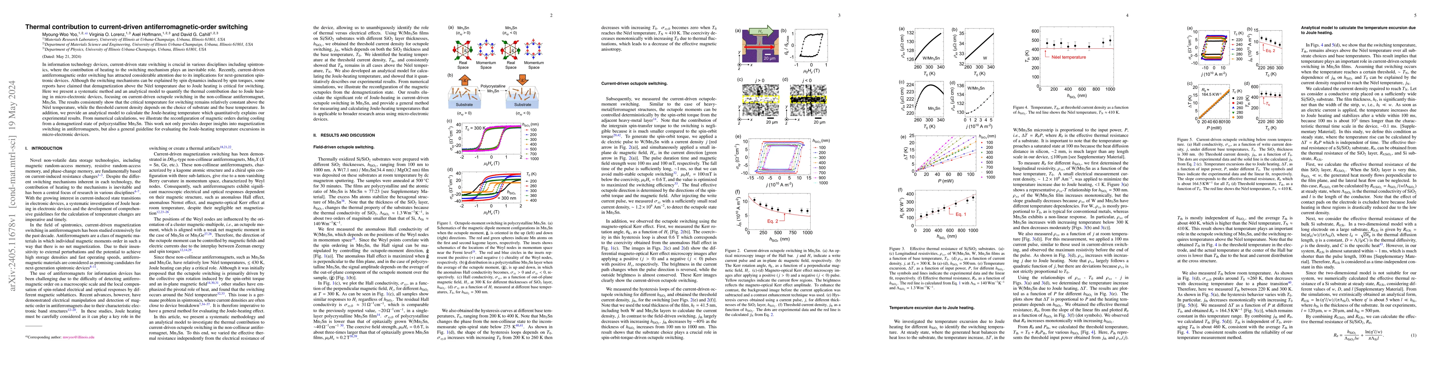 Thumbnail for Thermal contribution to current-driven antiferromagnetic-order switching
