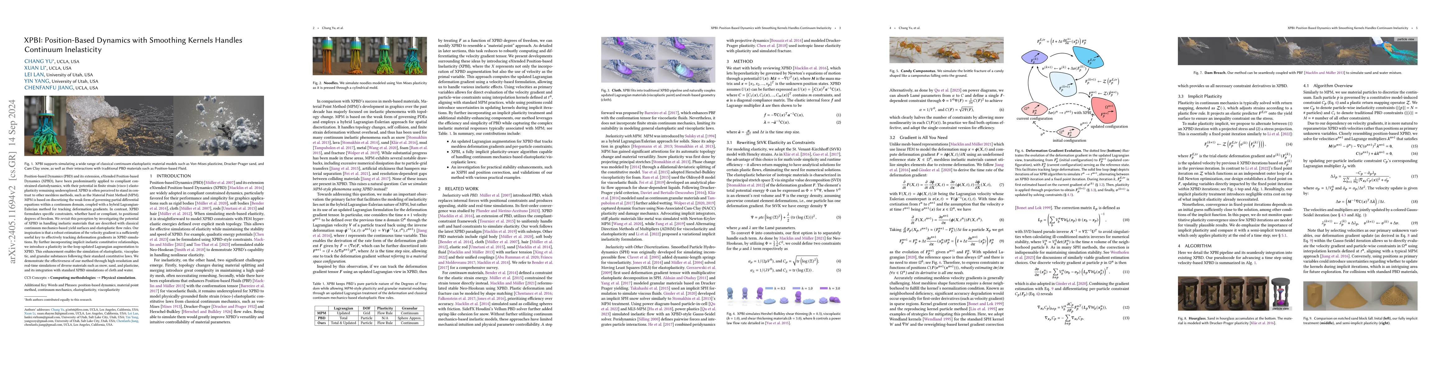 Thumbnail for PBI: Position-Based Dynamics Handles Updated Lagrangian Inelasticity